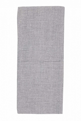 Чохол для приборів Прованс Листя cірий однотон 10x24 см сірий