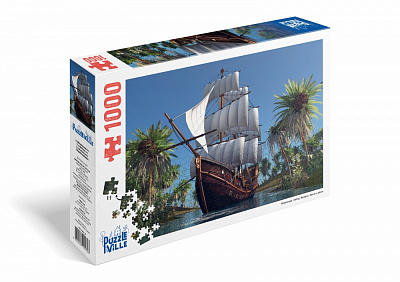 Пазл PUZZLEVILLE Парусник на рассвете 1000 элементов PZL1000_7