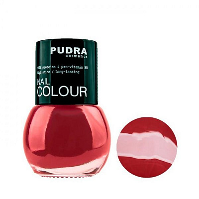 Лак для нігтів Pudra Cosmetics Nail Colour №38 темно-червоний 13 мл