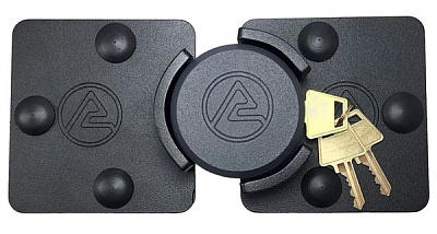 Замок навісний Aspect ЗН-С-Ш_73 у комплекті з вушками №4 краб (накладний)