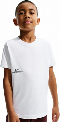 Футболка Nike K NSW TEE OFFICIAL II0392-100 р.M білий