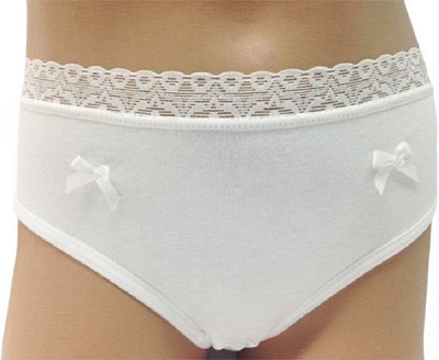 Трусики для дівчаток Bibo для дівчинки 11074 р.128 білий