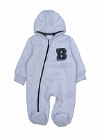 Комбинезон унисекс Маленькі Люди В р.80 серый меланж 0354