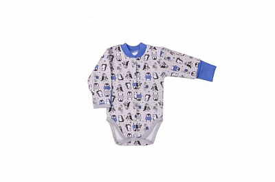 Боди Baby Veres Penguins р.62 серый с рисунком 