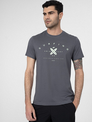 Футболка 4F TSHIRT M366 4FSS23TTSHM366-22S р.XL сірий