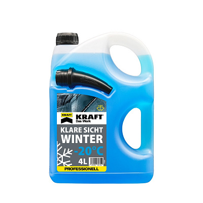 Омыватель стекла Kraft зима -20°С 4л