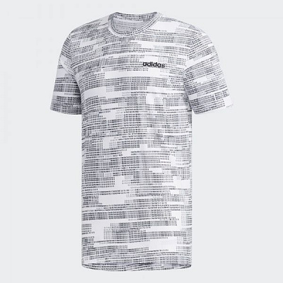 Футболка Adidas M ESS AOP TEE FM3433 2XL білий