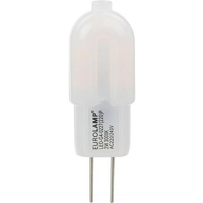Лампа светодиодная Eurolamp 2 Вт капсульная G4 220 В 3000 К LED-G4-0227(220)P