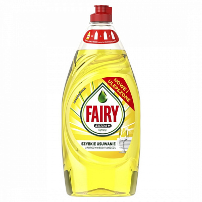 Средство для ручного мытья посуды Fairy Екстра+ Цитрус 0,9л