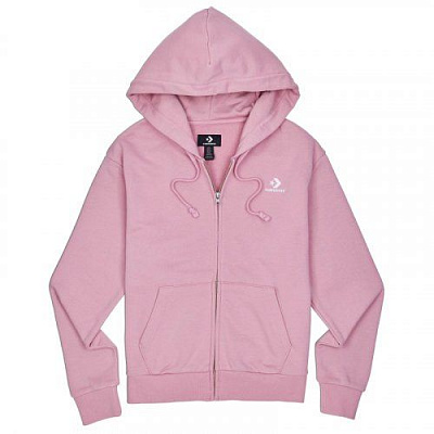 Джемпер Converse EMBROIDERED STAR CHEVRON FZ HOODIE PINK 10019443-690 р. XL рожевий