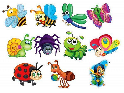 Набор украшений Веселые друзья 9 шт. 