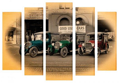 Картина модульная Ретро 505 118x80 см 
