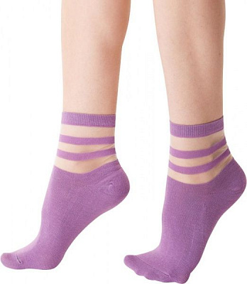 Шкарпетки Giulia WS2 Cristal 017 р. 39-40 лавандовий 1 пар