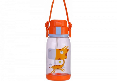 Бутылка для воды Giraffe 650 мл оранжевая CF61301 Optima