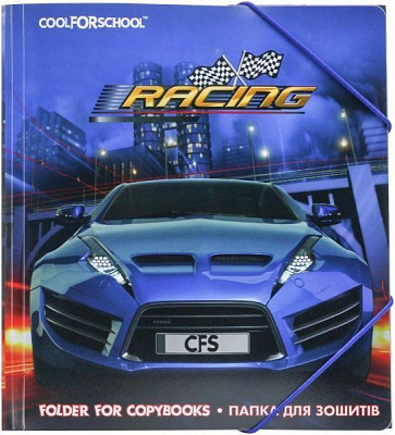 Папка пластикова В5 Racing на гумках Kinderline