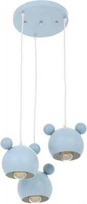 Підвіс Accento lighting Micky 3x40 Вт E27 блакитний  31333205