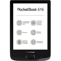 Електронна книга PocketBook 616 Basic Lux 2 Black (PB616-H-CIS)