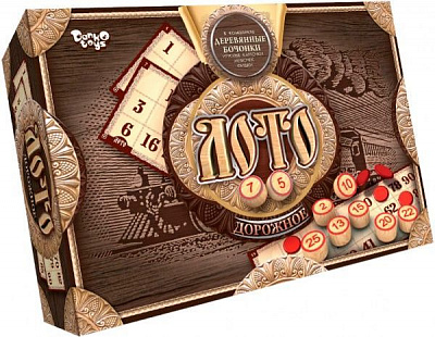 Гра настільна Danko Toys Лото дорожнє (укр.) DTG51U