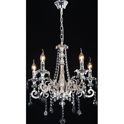 Люстра підвісна WunderLicht K3745-45 5x60 Вт прозорий