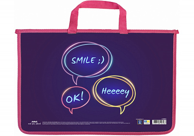 Папка-портфель на молнии А4 MX30055 Maxi