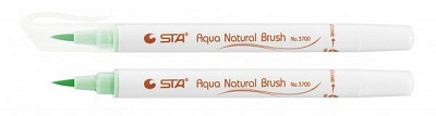 Маркер акварельний STA пензлик AQUA NATURAL BRUSH STA3700-42 світло-зелений
