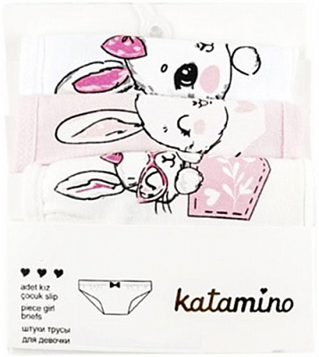 Набор трусов для девочки K128141 3 шт. р.98-104 разноцветный 