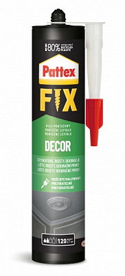 Клей монтажный Pattex Fix Dekor 400 г 