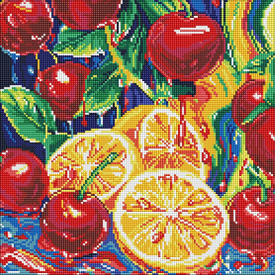 Алмазная мозаика Сочное наслаждение ©art_selena_ua Ideyka