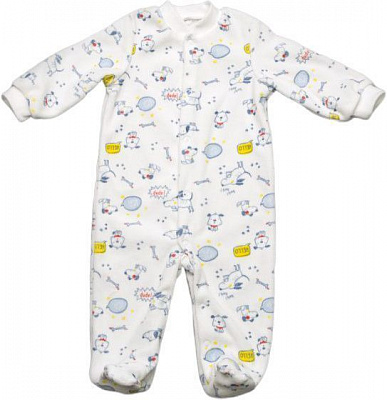 Комбинезон детский Модний Карапуз р.80 белый 304-00006-2 