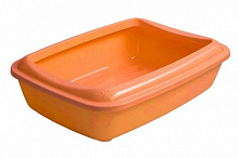 Туалет AnimAll 50х37х13,5 см с лопаткой оранжевый 164149