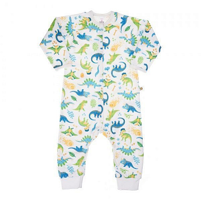 Человечек ТМ Софія Dinosaurs р.74 белый/зеленый 150174 