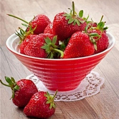 Набір для творчості зі стразами на підрамнику Смачний сніданок 30x30 см Діамантові ручки