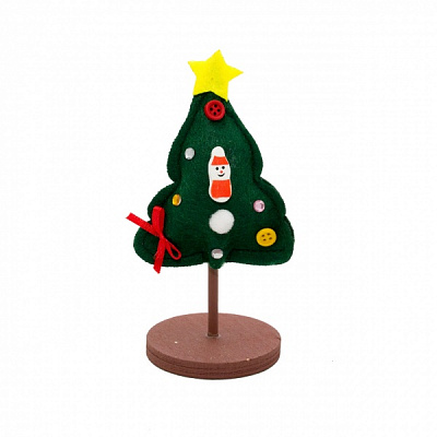 Штучна ялинкаЯлинка із повсті на підставці 15 см 060481 зелений