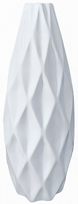 Ваза керамическая Лего белая 26 см 