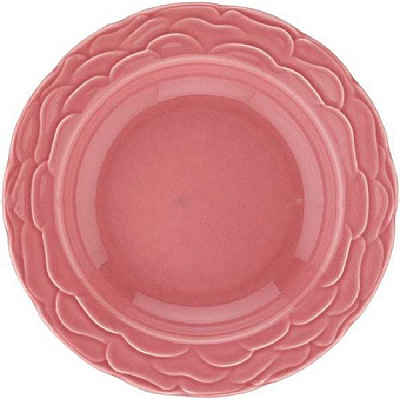 Тарілка супова Kutahya Атена рожева 22 см