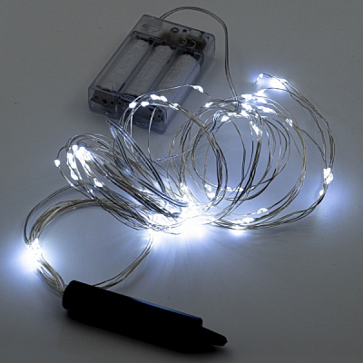 Декоративная гирлянда Altalusse (INL-2107B-100 Cold) встроенный светодиод (LED) 100 ламп 2 м 