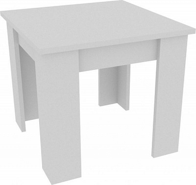 Стіл журнальний ДСП попелястий 500x500x450мм