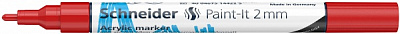 Маркер акриловый Schneider Paint-it 310 2 мм S120102 красный 