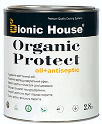 Ґрунтовка Bionic House антисептик з вмістом олії мат 2,8 л