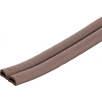 Ущільнювач самоклеючий D-подібний гумовий Scley 9х7,5 мм 6 м коричневий 