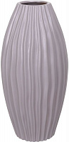 Ваза керамическая серая Stripe, 16.5х34 см
