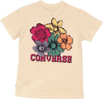 Футболка Converse FLOWER RELAXED TEE 10022749-102 р. XL білий