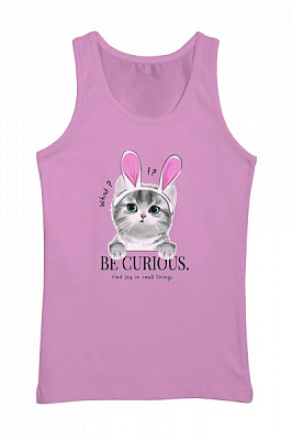 Майка для девочек KOSTA р.122–128 розовая фуксия 2672-7 