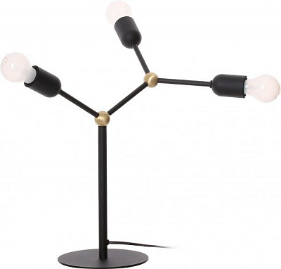 Настольная лампа декоративная TK Lighting 3080 3x60 Вт E27 черный Fantasy 