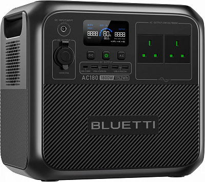 Зарядна станція BLUETTI AC180 GB Plug 1800 Вт LiFePO4 (1152 Вт·год)