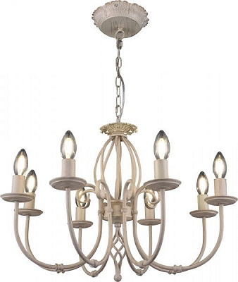 Люстра подвесная Altalusse INL-6142P-08 8x40 Вт E14 крем 