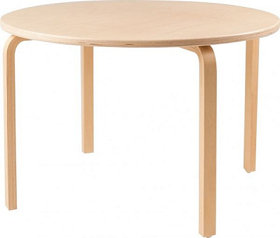 Стол журнальный круглый бук/натуральный 700x500мм 