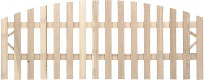 Заборчик садовый 500x1200 мм ясень/дуб