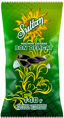 Семена подсолнечника ТМ Sultan жареные подсоленное 140 гр 4820134850458