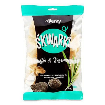 Шкварки Objerky С Розмарином и ароматом трюфеля 50 г